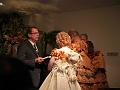 Pam and Tomasi at the altar